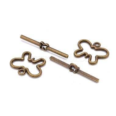 Tibetan Style Alloy Toggle Clasps(MLF5111Y-NF)-2