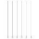 6Pcs 6 Style 304 Stainless Steel Blunt Tip Dispensing Needle with Brass Luer Lock(FIND-FG0003-01)-1