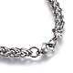 304 Stainless Steel Wheat Chain Necklaces(NJEW-F242-14P-F)-3