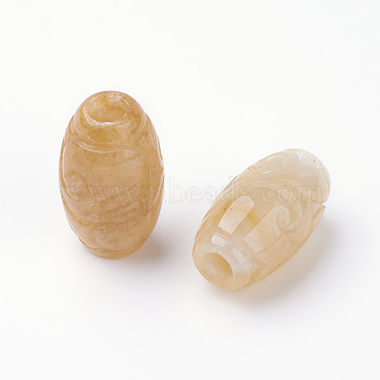 Natural Myanmar Jade/Burmese Jade European Beads(G-E418-07)-2