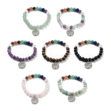 Clear Tree Mixed Stone Bracelets