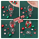 Elite 12Pcs Christmas Plastic Beads & Handmade Polymer Clay Cabochons(KY-PH0001-78)-4