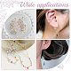 Gomakerer 140 pièces 10 styles imitation jade et pendentifs en verre transparent(GLAA-GO0001-04)-7