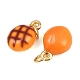 Brass Resin Pendants(KK-Z146-10A-G)-3
