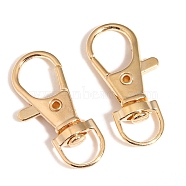 Alloy Swivel Lobster Claw Clasps, Swivel Snap Hook, Golden, 31.50x12.50mm(PW-WG40149-17)