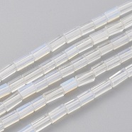 Opalite Beads Strands, Cuboid, 3.5~6x2.2x2.2mm, Hole: 0.9mm, about 79~83pcs/strand, 15.04~15.24 inch(38.2~38.7cm)(G-C301-13)