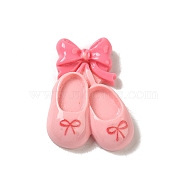 Baby Theme Opaque Resin Decoden Cabochons, Shoes, 30x22x7mm(X-CRES-L043-B02)