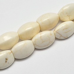 Triangle Natural Magnesite Beads Strands, Creamy White, 12x9x9mm, Hole: 1mm, about 33pcs/strand, 15.7 inch(G-M138-28)