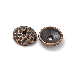 Alloy Spacer Beads, Cadmium Free & Lead Free, Flat Round, Rose Gold, 9x2.5mm, Hole: 1.2mm, about 1960pcs/1000g(TIBE-P003-80RG)