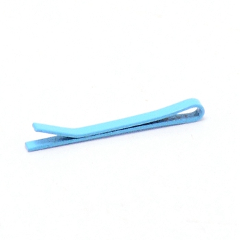 Alloy Hair Bobby Pins, Doll Decorations, for Doll Making Supplies, Cyan, 15x1x2mm