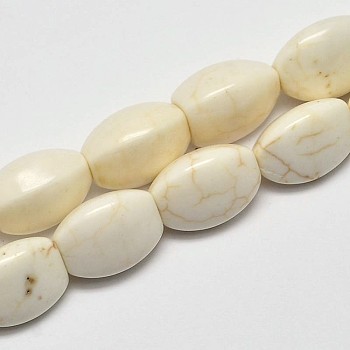 Triangle Natural Magnesite Beads Strands, Creamy White, 12x9x9mm, Hole: 1mm, about 33pcs/strand, 15.7 inch