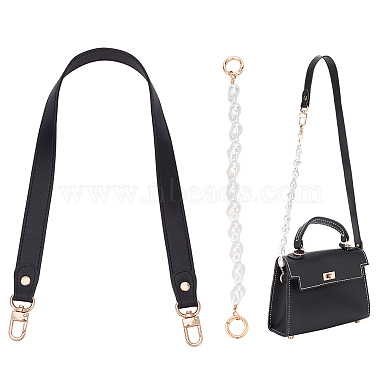 Mixed Color Imitation Leather Bag Handles