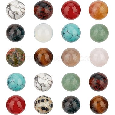 Round Mixed Stone Beads