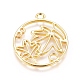 Zinc Alloy Open Back Bezel Pendants(PALLOY-E564-63G)-1