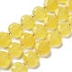Natural Yellow Agate Beads Strands(G-NH0004-043)-1