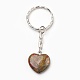 Natural & Synthetic Mixed Stone Keychain(KEYC-JKC00166)-2