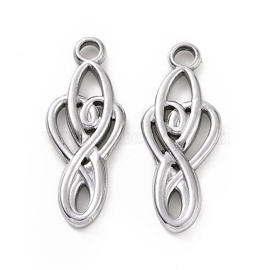 Stainless Steel Color Infinity 304 Stainless Steel Pendants