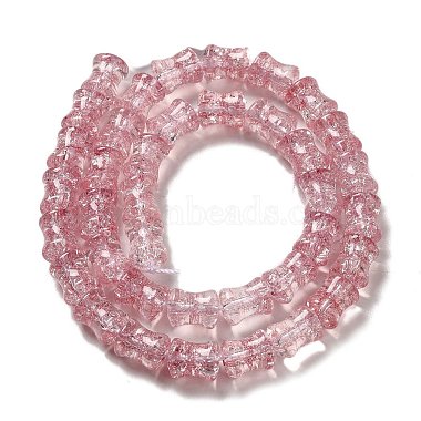 Transparent Crackle Glass Beads Strands(GLAA-D025-01I)-2