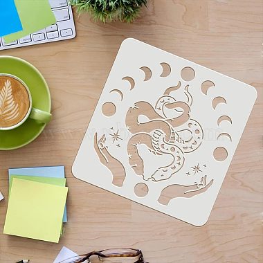 Plastic Reusable Drawing Painting Stencils Templates(DIY-WH0172-384)-3