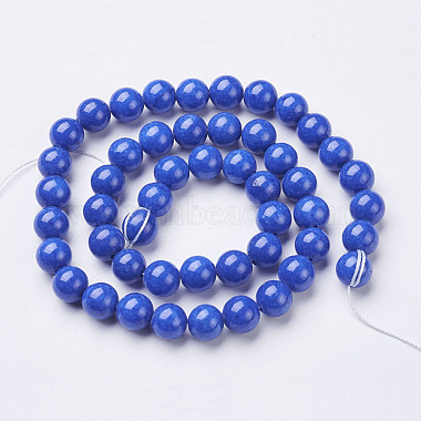 Natural Mashan Jade Round Beads Strands(X-G-D263-8mm-XS08)-3