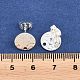 304 Stainless Steel Stud Earring Findings(STAS-M228-U01-06S-01)-3