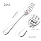 Word Pattern Stainless Steel Fork(AJEW-WH0191-003)-2