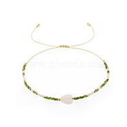 Seashell Peach Heart Beaded Bracelet for Women(TT9618-2)