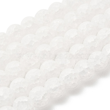 Frosted Crackle Glass Beads Strands(CCG-10D-37)-5