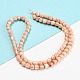 Electroplate Glass Beads Strand(GLAA-G088-03-01D)-2