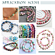 240Pcs 12 Colors Synthetic Ocean White Jade Beads Strands(G-AR0005-25)-5