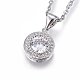 304 Stainless Steel Pendant Necklaces(NJEW-L146-01P)-1