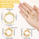 6Pcs 3 Styles Brass Spring Gate Clasps(KK-SC0007-09)-2