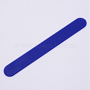 Plastic Tongue Depressor, Medium Blue, 147.5x19x1.6mm(KY-WH0020-99B)