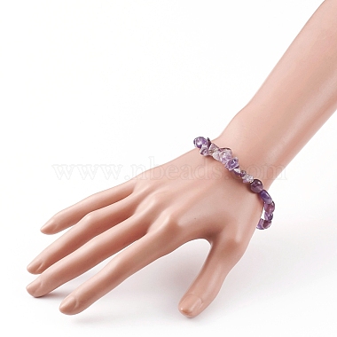 Natural Gemstone Beads Stretch Bracelets(BJEW-JB05876)-6