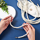 8Pcs 8 Style White Acrylic Round Beads Bag Handles(FIND-TA0001-70)-4