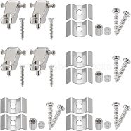 Fingerinspire Iron and Alloy Pressure String Nail for Electric Guita, with Iron Screw, Platinum, 13.5x11x7mm and 12x3.5mm, 2sets(AJEW-FG0001-84)