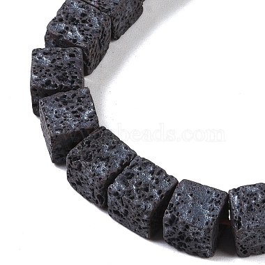 Frosted Natural Lava Rock Beads Strands(G-E618-06)-3