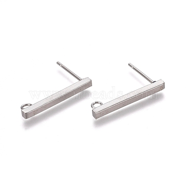 304 Stainless Steel Stud Earring Findings(X-STAS-E482-03A-P)-2