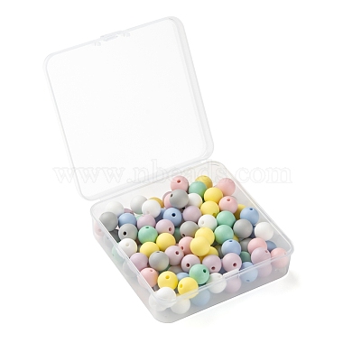 7 Colors Food Grade Eco-Friendly Silicone Beads(SIL-LS0001-02B)-7