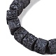 Frosted Natural Lava Rock Beads Strands(G-E618-06)-3