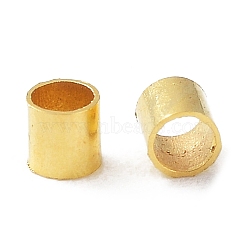 Brass Tube Crimp Beads, Lead Free & Nickel Free, Golden, 1.5mm, Hole: 1mm.(E001-G-FF)