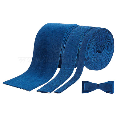 Marine Blue Velvet Ribbon
