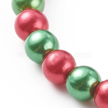 Christmas Theme Stretch Charm Bracelets for Kids(BJEW-JB06170)-4