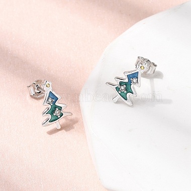 925 aretes de plata esterlina(EJEW-D342-03P)-2