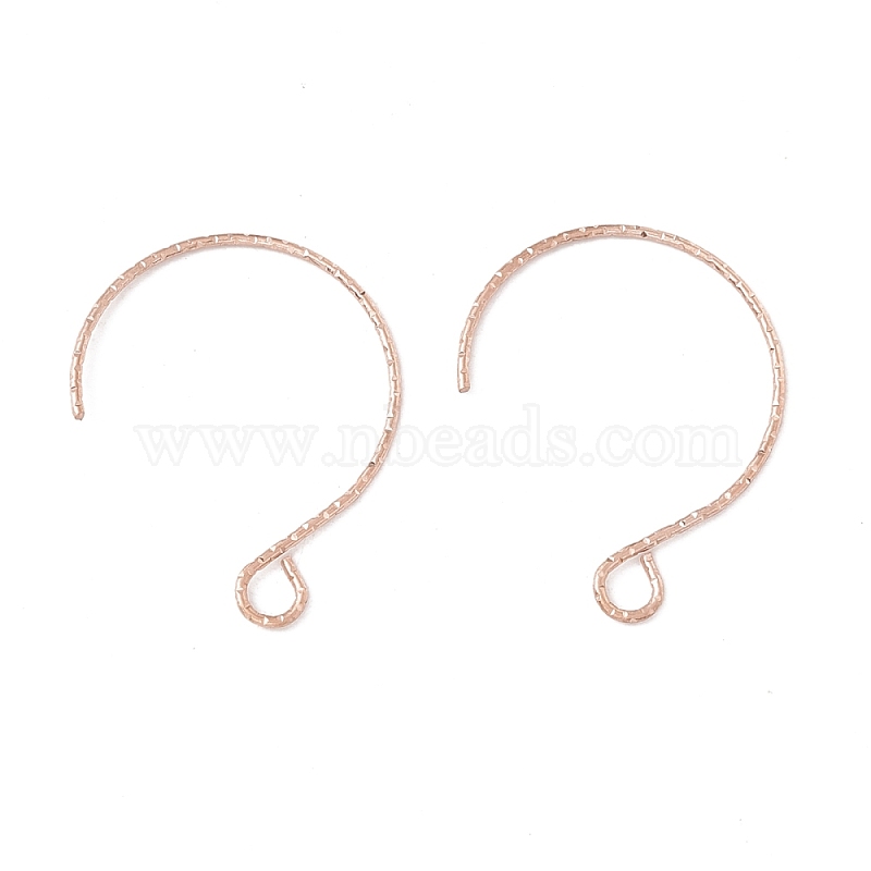 Ion Plating(IP) 316 Surgical Stainless Steel Earring Hooks, Rose