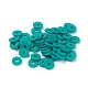 Flat Round Eco-Friendly Handmade Polymer Clay Beads(CLAY-R067-8.0mm-07)-4