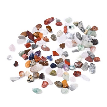 Natural Gemstone Beads, No Hole/Undrilled, Chip, 8~19x8~10x2~8mm, about 458pcs/500g