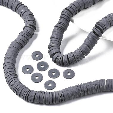 Flat Round Eco-Friendly Handmade Polymer Clay Beads(CLAY-R067-12mm-41)-2