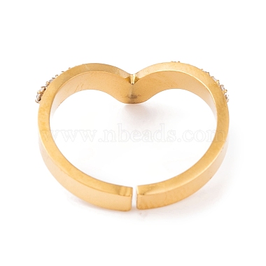 304 Fingerring aus Edelstahl für Damen(RJEW-C086-12-G)-3