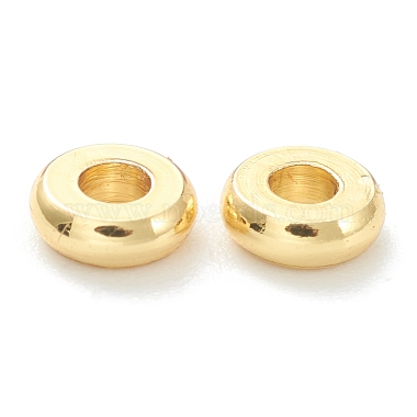 Real 18K Gold Plated Disc Brass Beads